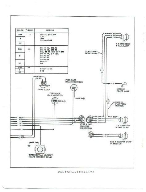 chevy truck wiring diagram  chevy tail light wiring diagram wiring diagrams
