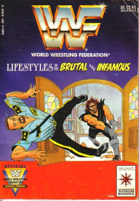 1991 Wwf Valiant Comic Book Featuring The Undertaker Big