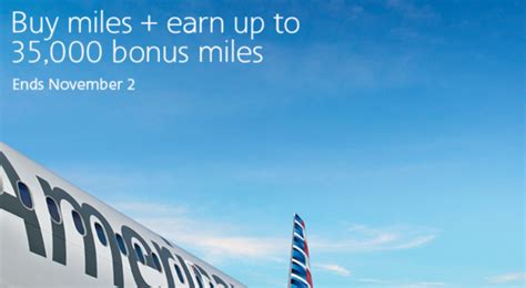 american airlines buy gift aadvantage miles    bonus   october  november