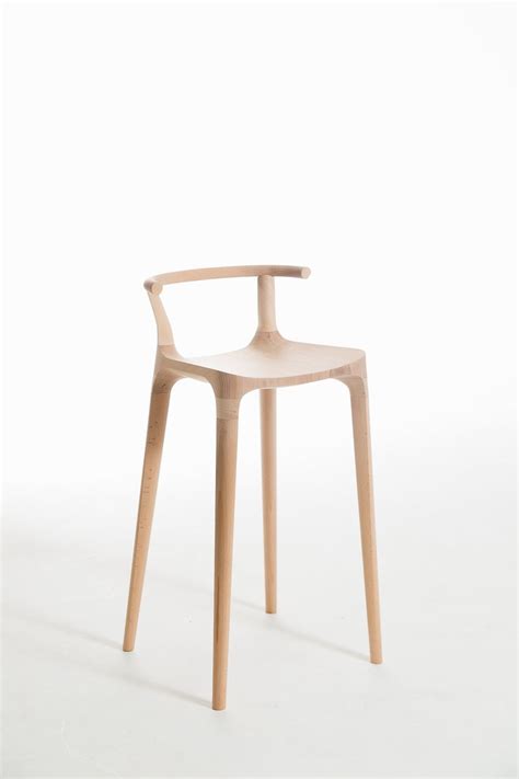 minimalist wooden chair inspired  deer elka