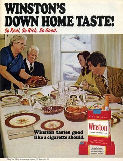 Eat Delicious Cigarettes Vintage Thanksgiving Ads