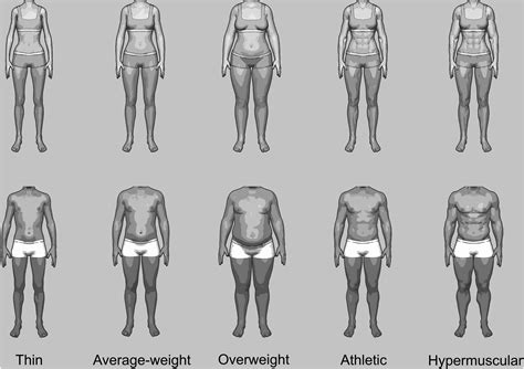 frontiers gender differences in body evaluation do men show more