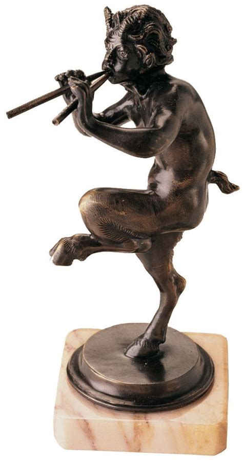 Pan Greek God Of The Forest Bronze Statue