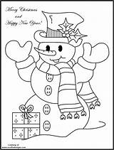 Coloring Snowman Pages Printable Christmas Popular sketch template