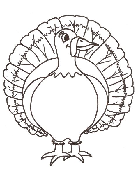 printable turkey coloring pages  kids  printable pictures