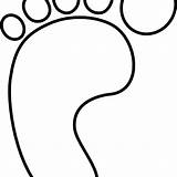 Clipart Feet Line Drawing Foot Clip Transparent Webstockreview Hatenylo Thank sketch template