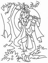 Krishna Janmashtami Shri Bal Colornimbus Coloringhome sketch template