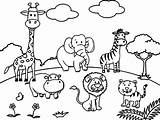 Coloring Animal Pages Preschool Getcolorings sketch template