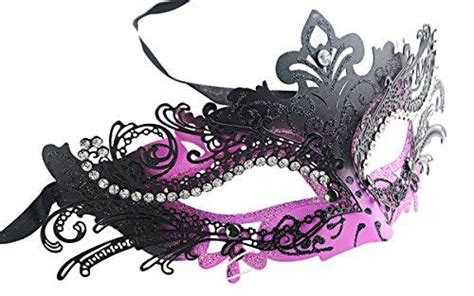 masquerade mask shiny metal rhinestone venetian pretty