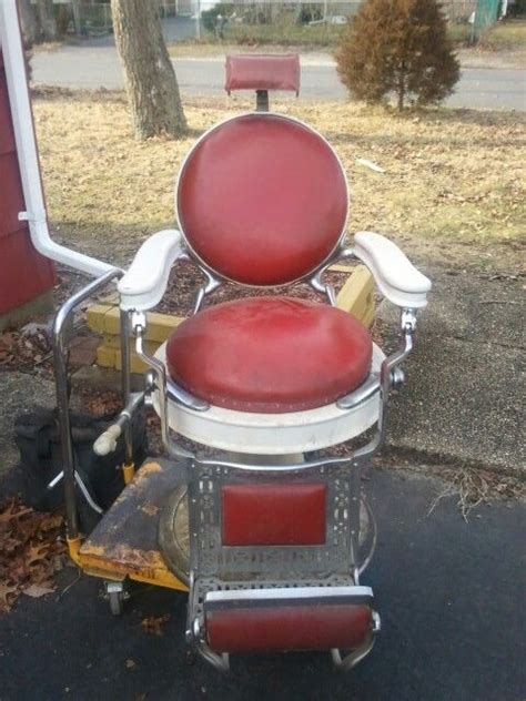 avail chairs antique barber chair restoration chrome porcelain upholstry parts