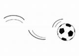 Coloring Ball Rolling Pages Soccer Edupics sketch template