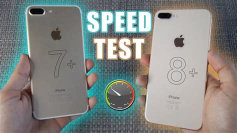 Iphone 8 Plus Vs Iphone 7 Plus Speed Test Youtube