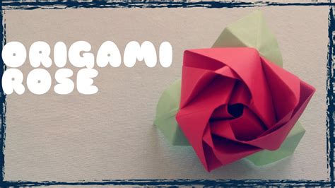 diy cách gấp hoa hồng bằng giấy origami youtube