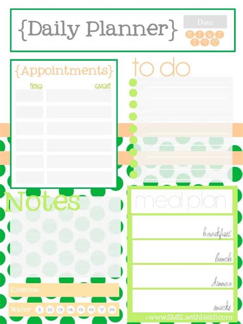 Daily And Weekly Planners