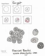 Tangle Zentangle sketch template