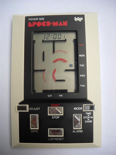 handheld computer game epoch man   retro retro toys handheld video games