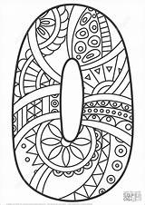 Number Coloring Pages Mandala Coloringbay sketch template