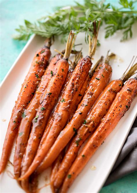 slow cooker roasted carrots  chunky chef