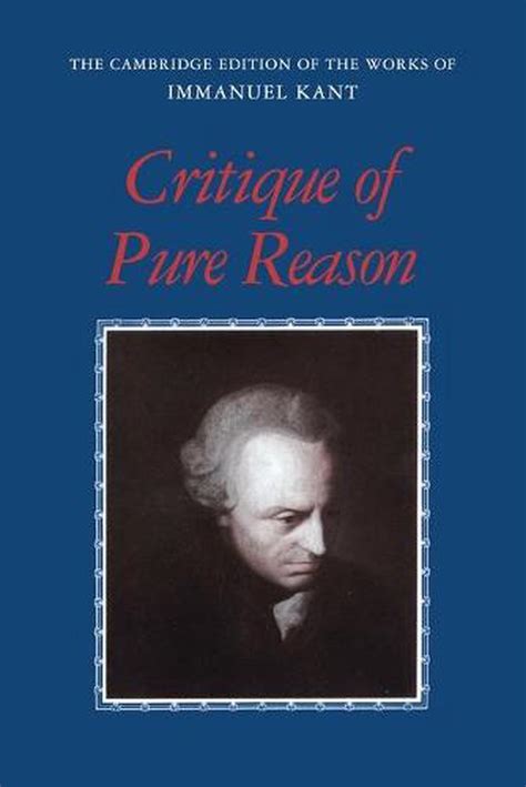 critique  pure reason  immanuel kant english paperback book