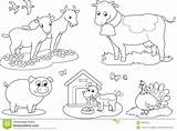 Animals Farm Coloring Pages Animal Domestic Old Drawing Macdonald Pdf Had Color Toddlers Tags Getdrawings Getcolorings sketch template