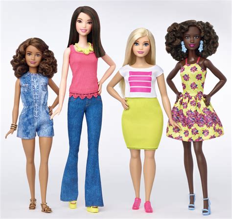 Mattel Debuts New Body Types For Barbie Curvy Tall And