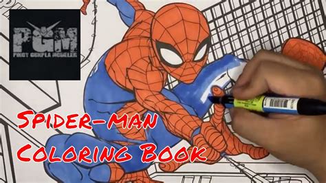 coloring spider man   coloring book youtube