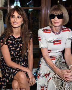 penelope cruz swaps one patterned black dress for another