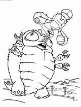 Aliens Vs Monsters Insectosaurus Coloring Cartoons Pages Robot Susan Grew sketch template