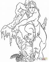 Tarzan Coloring Jane Pages Printable Popular Categories Coloringhome sketch template