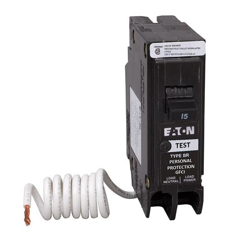 eaton  amp br type  pole gfci breaker   test  home depot canada