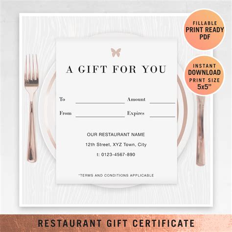 restaurant reservation gift voucher certificate ubicaciondepersonascdmxgobmx