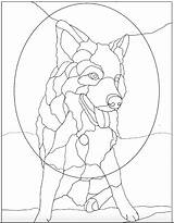 Dog Stained Glass Patterns 2021 sketch template