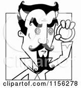 Hypnotist Cartoon Holding Clipart Medalian Evil Swaying Staring Hypnotized Pocket Illustration Man Vector Cory Thoman Rf Royalty Clip sketch template
