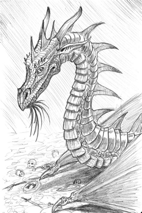dragon sketch dragon artwork dragon sketch realistic dragon drawing