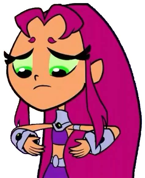 starfire looking the belly by gameian361 on deviantart
