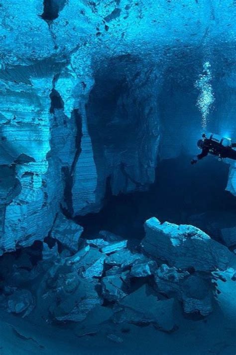 landscapes cave russia underwater wallpaper 10539 pc en