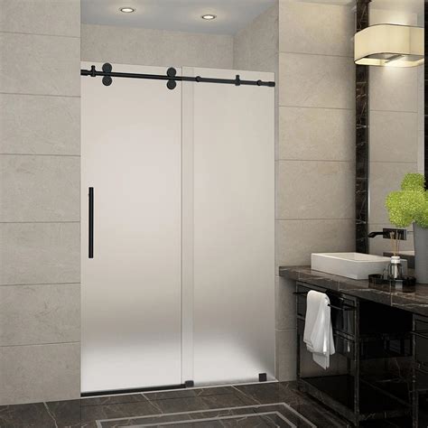 Aston Langham 44 In 48 In X 75 In Frameless Sliding Shower Door