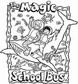 Bus Magic School Coloring Comments Coloringhome sketch template