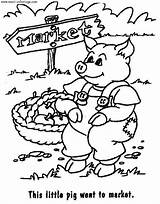Cochon Coloriage Marche Cochons Colorat Porcellini Schweine Animale Purcelusi Cerdos P78 Imprimer Paginas Animales Planse Malvorlage Printeaza sketch template