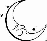 Moon Coloring Pages Coloringpages1001 Picgifs sketch template