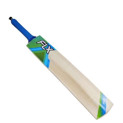 flx  cricket bat  soft tennis ball bluegreen youthadult