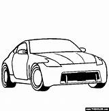 Colorare 370z Mezzi Furious Miata Mazda Disegni Titan Drawing Trasporto Skyline 240sx sketch template
