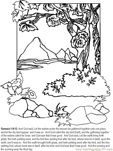 genesis  colouring pages page  coloring home