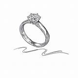Ring Wedding Drawing Engagement Sketch Rings Illustration Sketches Vector Jewelry Gold Creative Illustrations Creativemarket Designer Pencil Settings Jewellery Visit Tiffany sketch template