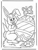 Conejo Pascua Colorear Huevo Pasen Kleurplaat Mariposa sketch template