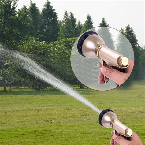 multi spray watering gun adjustable patterns garden hose spray gun heavy duty ebay