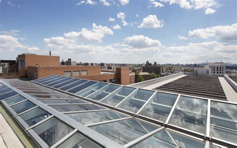 aluminum framed monumental glass skylight system roofing