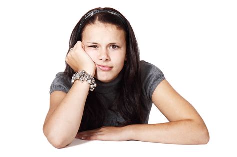 young woman bored  stock photo public domain pictures