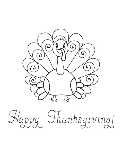 thanksgiving  coloring pages printable