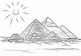 Pyramids Giza Pyramid Egyptian Piramidi Egipt Piramidy Gizie Wonders Piramide Egizie Stampare Cartoons Egitto Kolorowanka Supercoloring sketch template